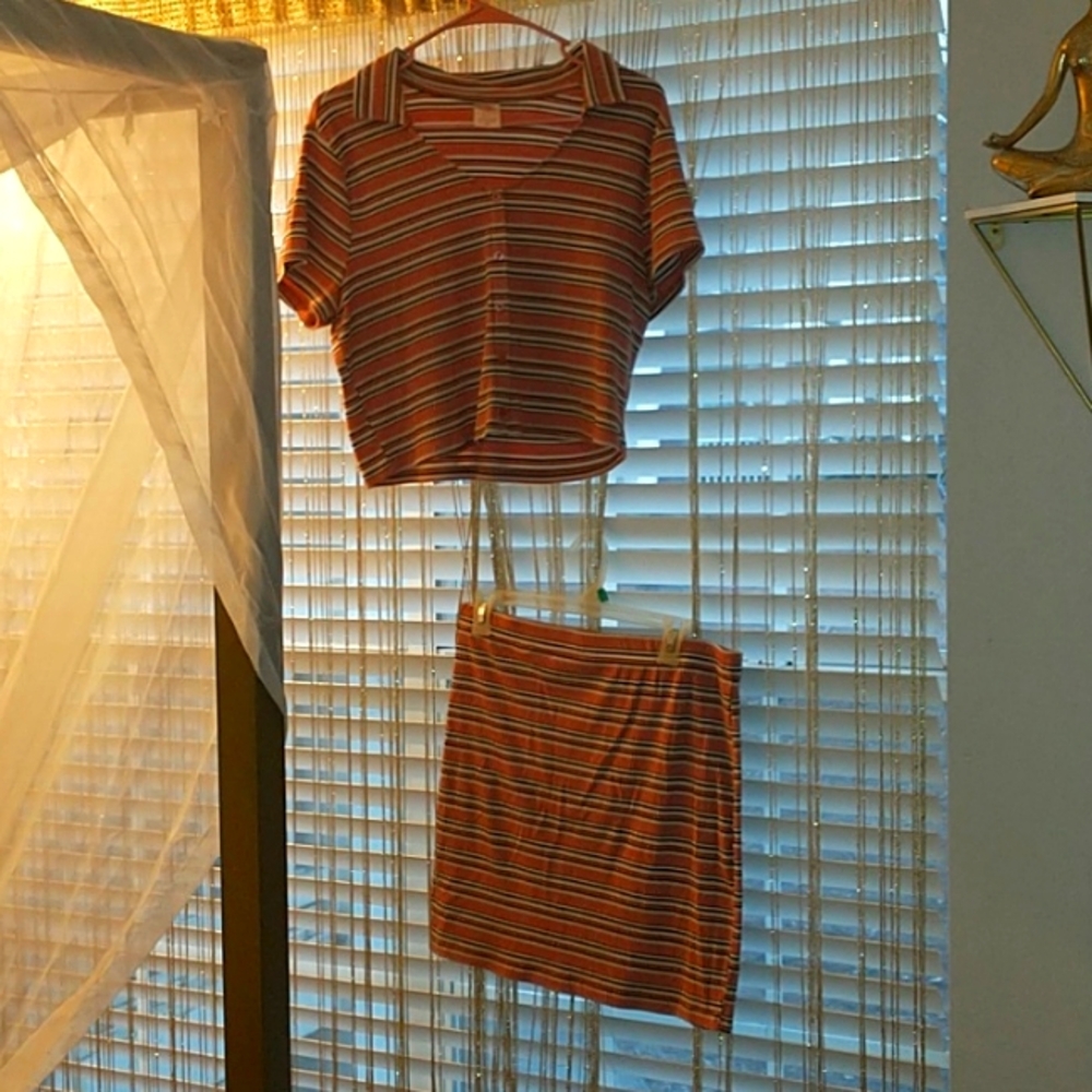 Shirt and skirt set